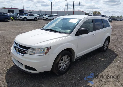 2017 Dodge Journey Se из США, поврежденный, VIN 3C4PDCAB5HT602508